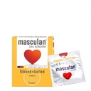 MASCULAN CONDOM 3PCS    RIBBED+DOTTED