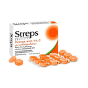 STREPS ORANGE WITH VIT.C 24 LOZENGES
