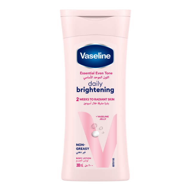 VASELINE LOTION     200ML  LIGHTENING       