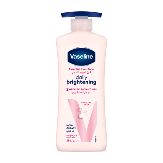 VASELINE LOTION     400ML  DAILY BRIGHTERING     