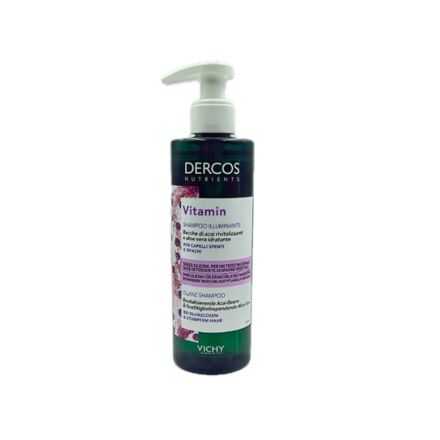 VICHY DERCOS VITAMIN GLANZ SHAMPOO 250ML