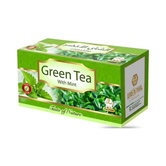 WADI AL-NAHIL GREEN TEA WITH MINT 30PACK