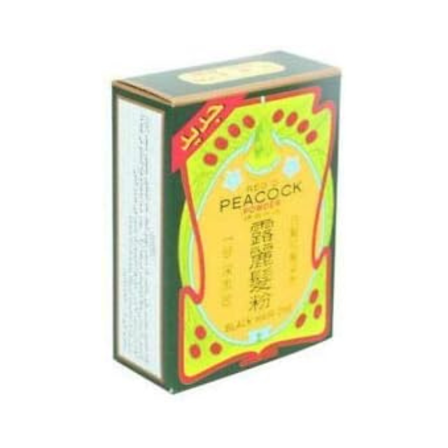 PEACOCK BLACK HAIR DYE POWDER - 6 GM