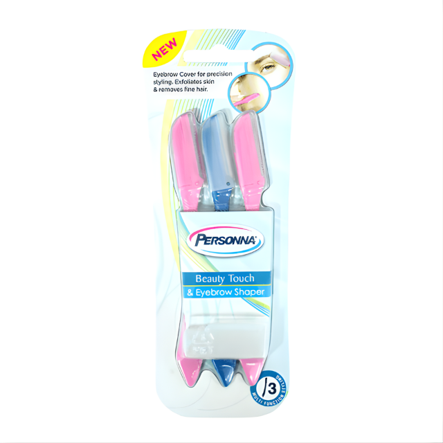 Personna Beauty Touch Face and Eyebrow Razors - 3 Pieces