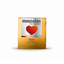 MASCULAN CONDOM 3PCS GOLD LUXURY