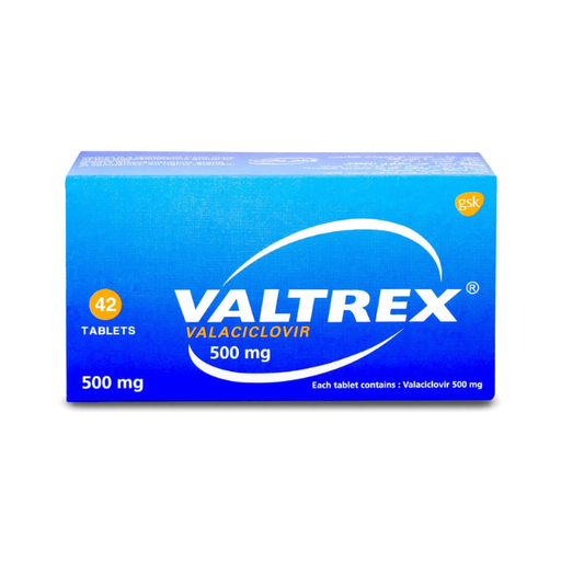 VALTREX 500MG 42 TAB