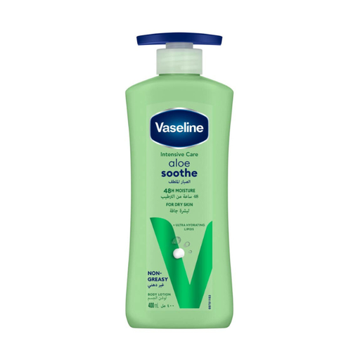VASELINE Intensive Care Body Lotion, Aloe Soothe, 400ml