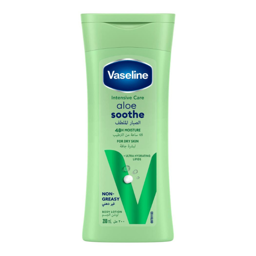 VASELINE LOTION     200ML ALOE SOOTHE       