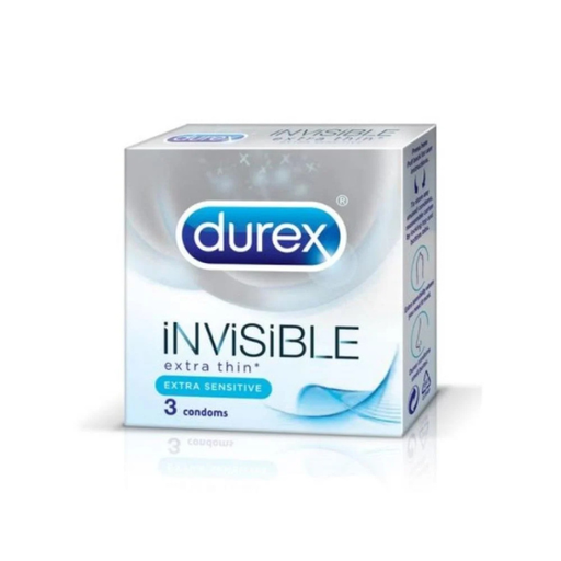 DUREX INVISIBLE - EXTRA THIN EXTRA SENSITIVE 3 CONDOMS